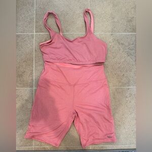ALO Yoga Pink Bike Shorts